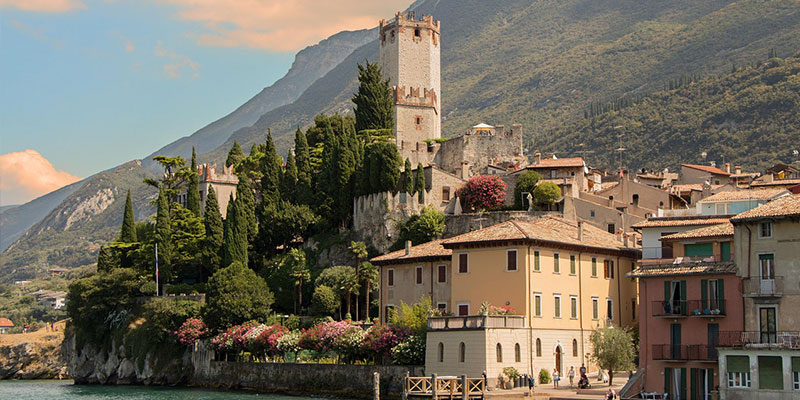 Scaligerburg in Malcesine am Gardasee